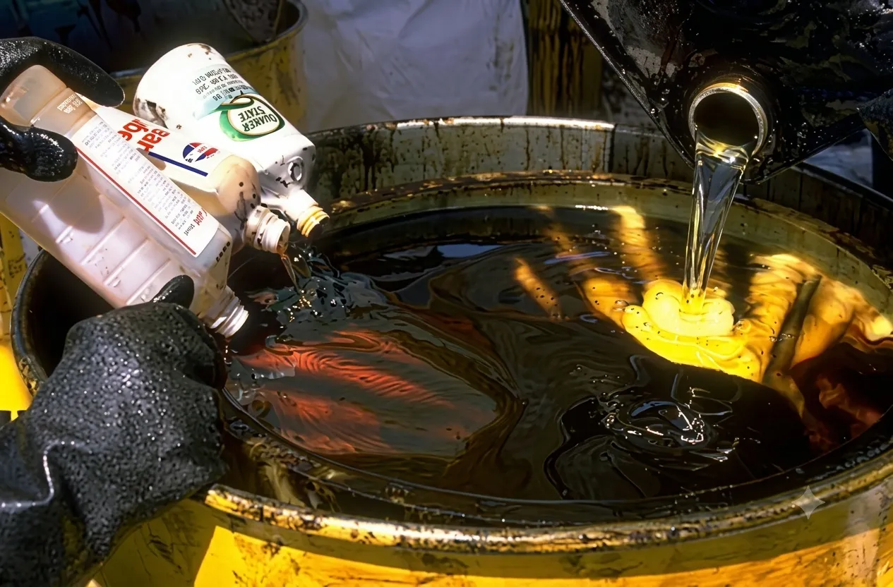 Waste oil recycling